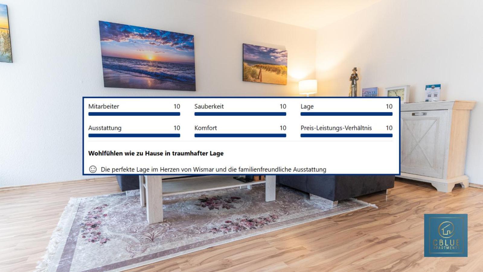 Cblue "Turmresidenz", Zentral, Familienfreundlich, Schatzsuche Wißmar 外观 照片